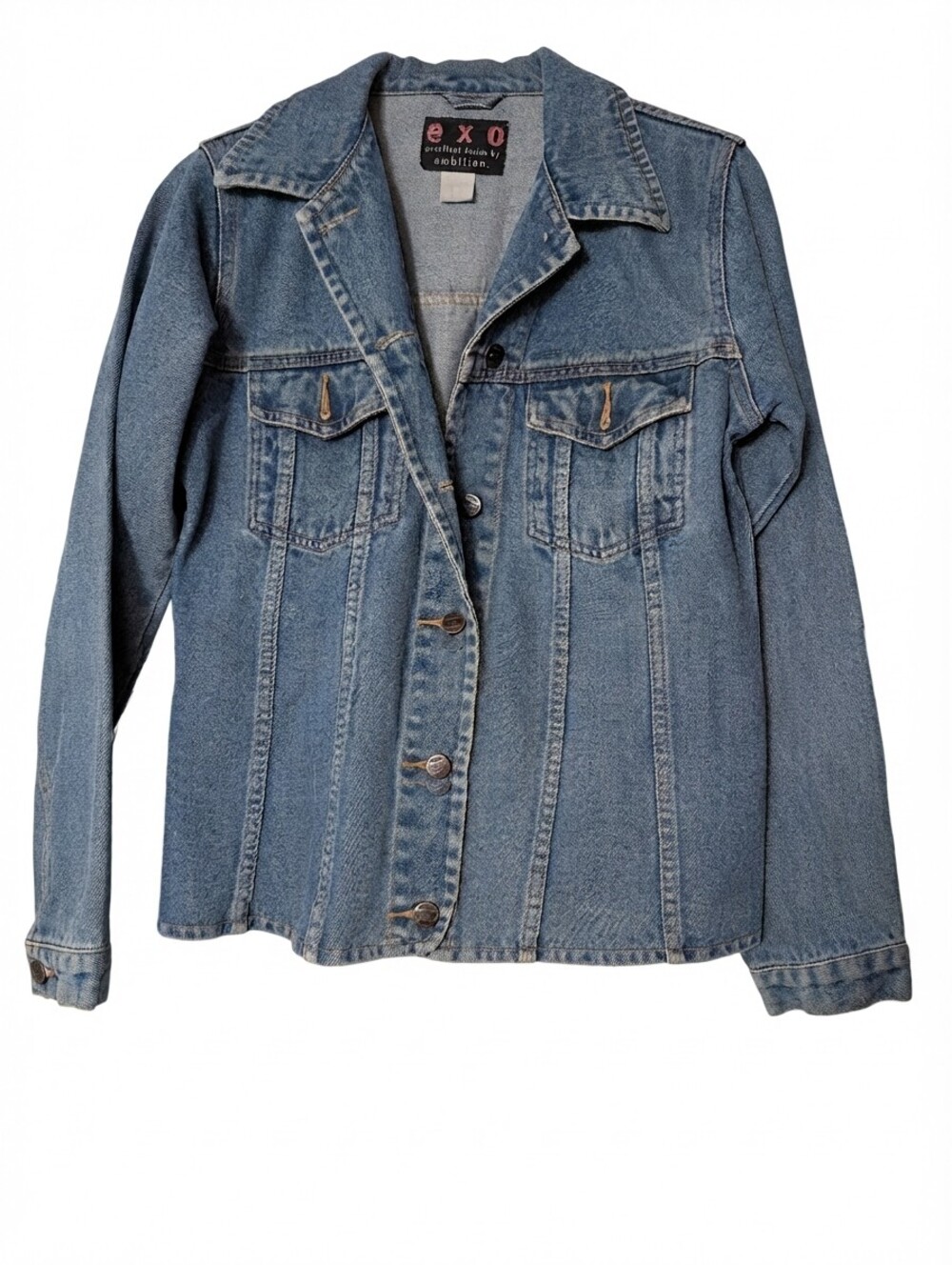 Exo Vintage Blue Denim Jacket